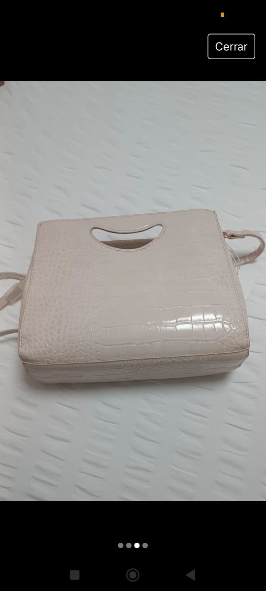 Bolso beige nude