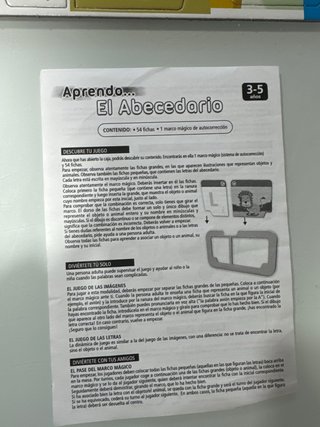 Aprendo el abecedario. Educa.