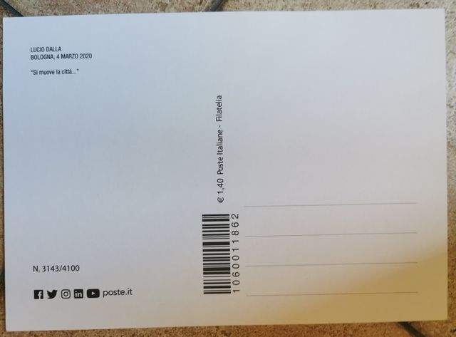 FRANCOBOLLI LUCIO DALLA