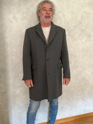 Cappotto uomo grigio taglia italiana 54