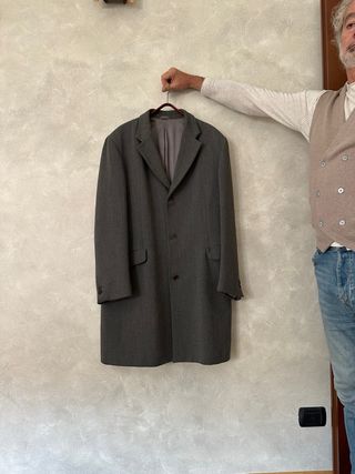 Cappotto uomo grigio taglia italiana 54