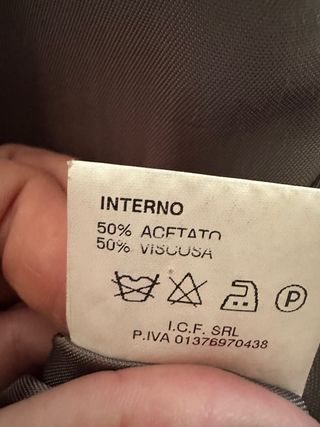 Cappotto uomo grigio taglia italiana 54