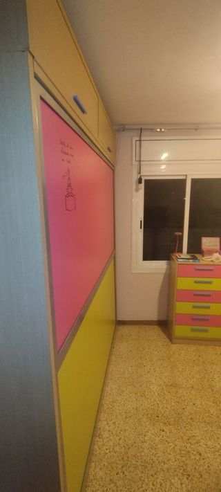 Litera plegable con Almacenaje Superior y colchone