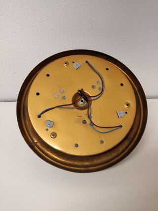 Lámpara Plafón antigua de techo dorada