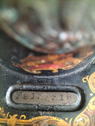 Maquina coser antigua Singer