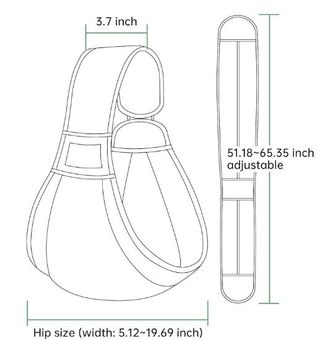 Portabebé lateral / Foulard portabebés - NUEVO