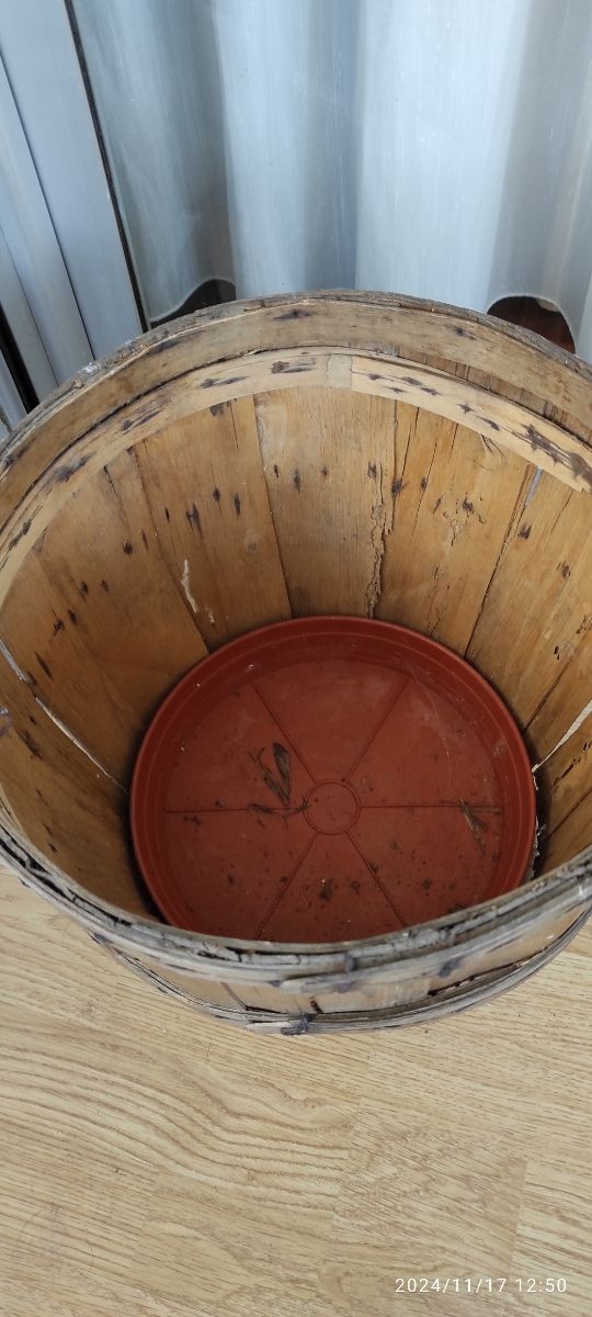 Cesta Damajuana madera