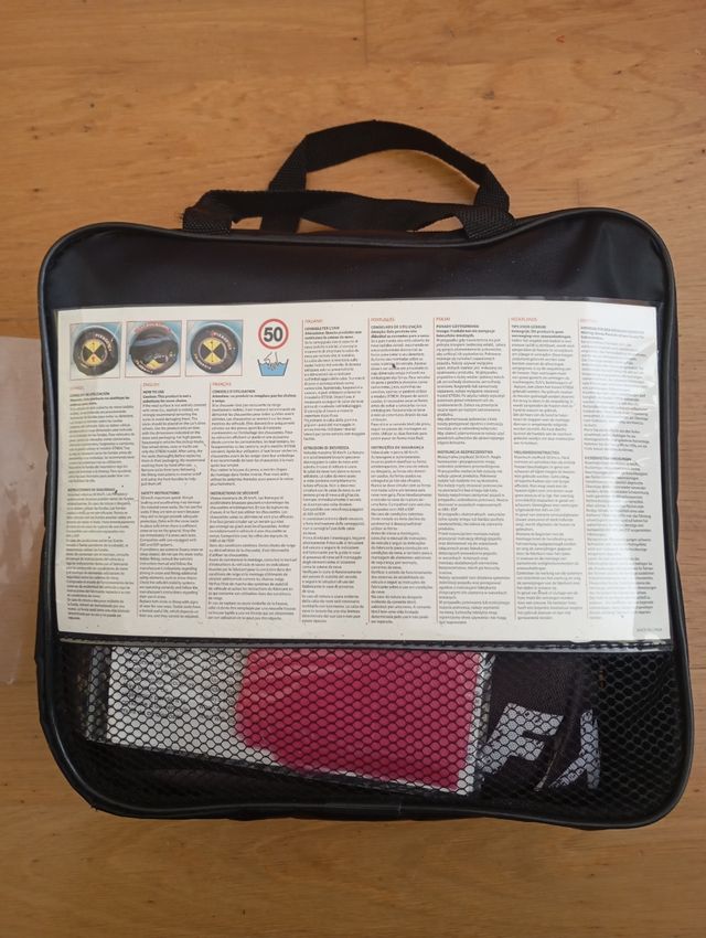 Cadenas de nieve textil. Talla H