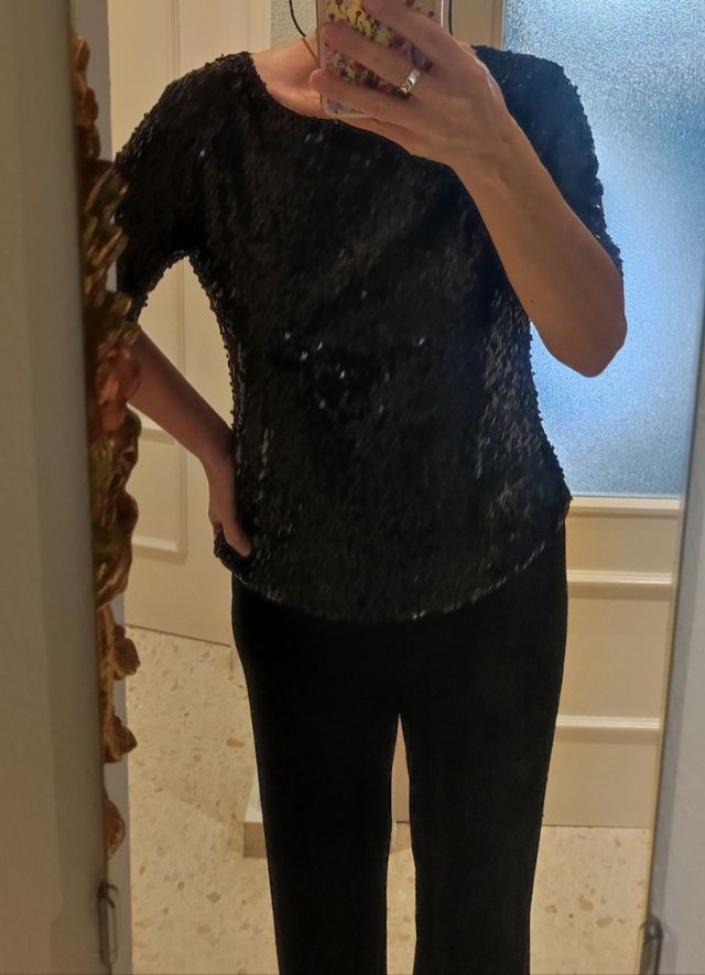 Camiseta de lentejuelas