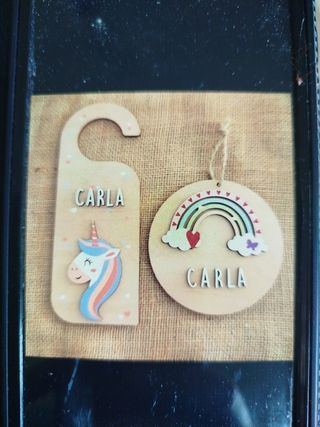 Placas de madera personalizados