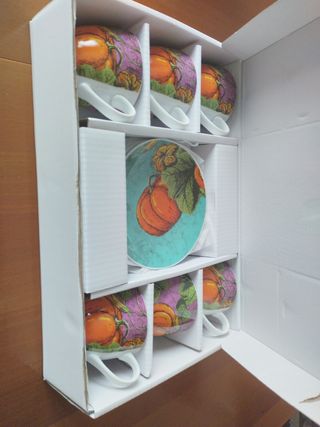 Set tazzina caffè con piattino