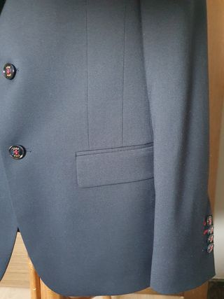 Traje slim fit azul marino