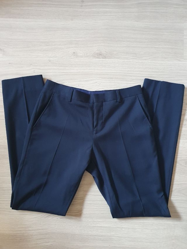 Traje slim fit azul marino