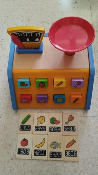 Báscula de artículos de juguete