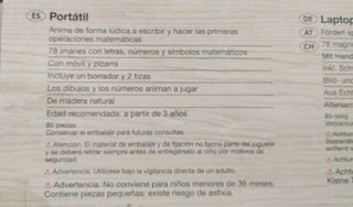 Ordenador portátil de madera