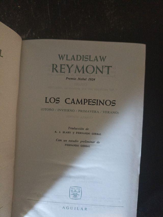 W. Reymont. Los campesinos