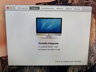 iMAC 27 pulgadas de finales de 2009