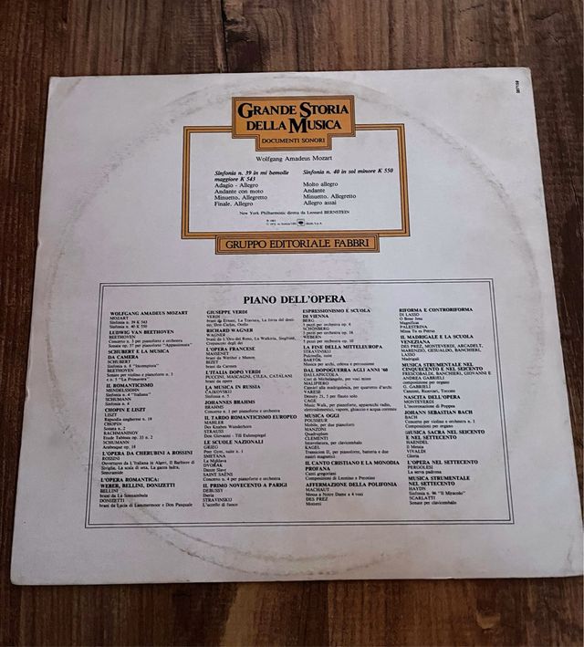 Vinilo LP Mozart, Grande Storia della Musica