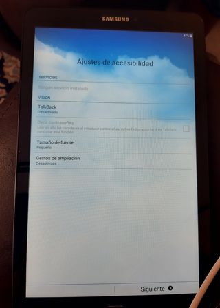 Tablet samsung Tab E