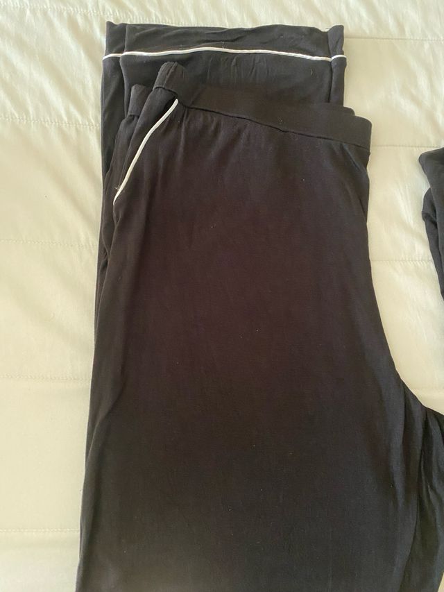 Pijama Etam negro corte masculino