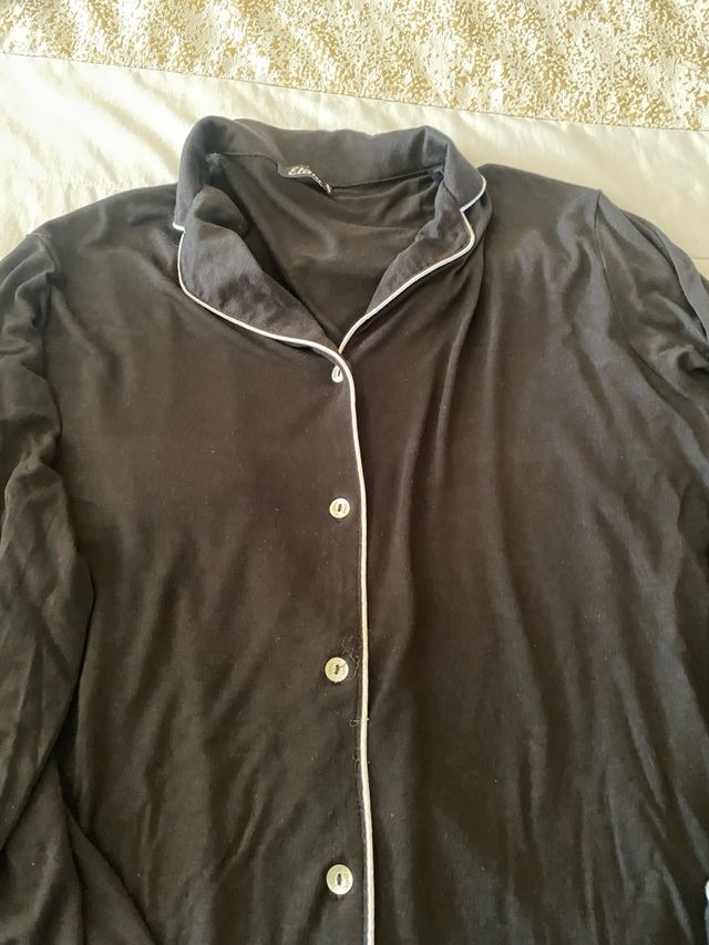 Pijama Etam negro corte masculino