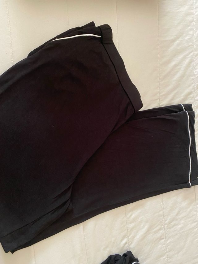 Pijama Etam negro corte masculino