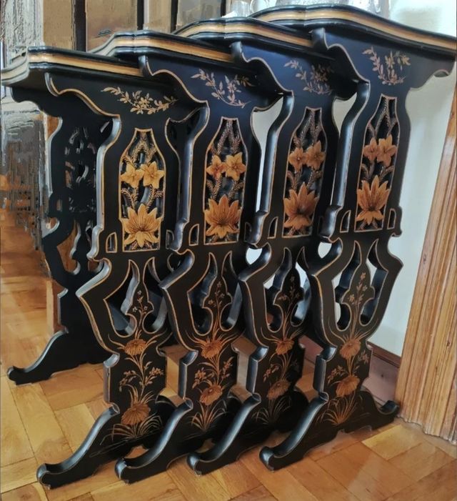 Mesas nido chinas antiguas