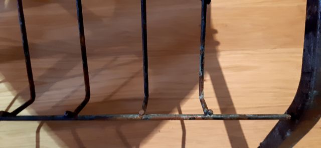 Vintage.Mesa televisión y revistero 1950.