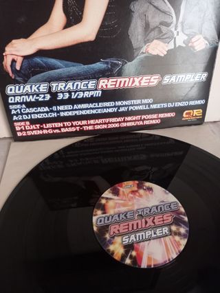 Quake Trance Remixes Sampler. 2006 Japan