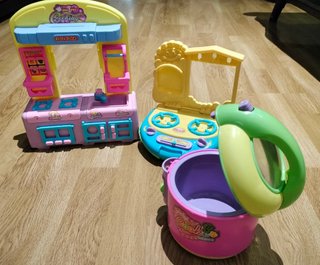 Juego de cocinita y complementos