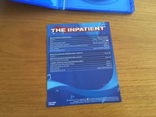 The Inpatient para PS4 con VR, SIN USO, ENVIO