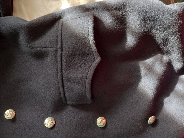 Cappotto lungo nuovo da uomo. Lana 100%