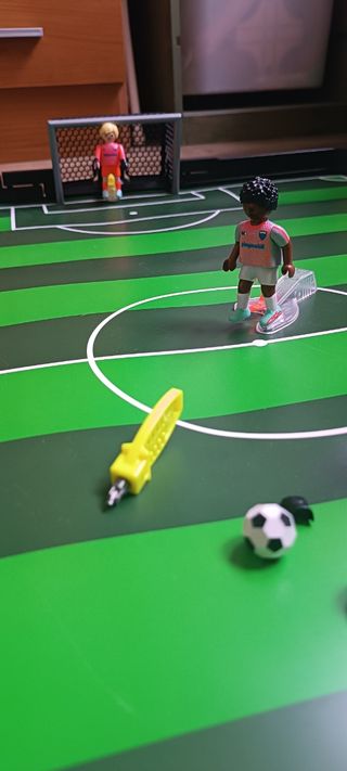 Futbolín Playmobil