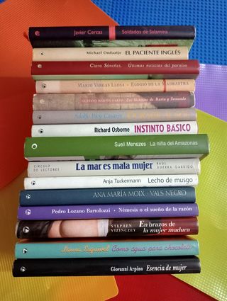 12  libros Círculo de lectores