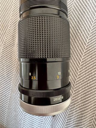 Objetivo Canon fd 200mm