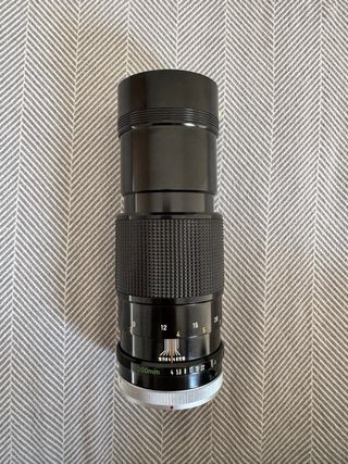 Objetivo Canon fd 200mm