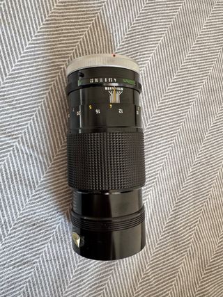 Objetivo Canon fd 200mm