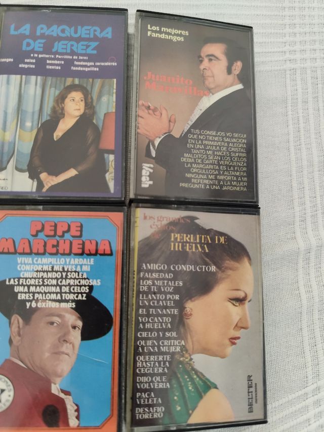 Música española, 6 cassettes variados