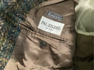 Giacca in lana verde/marrone