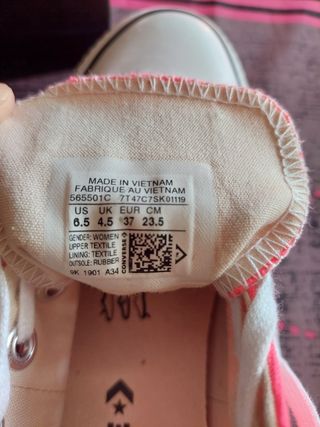 Converse Rosa Flúor 