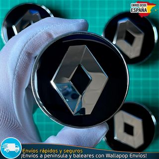 X4 Tapacubos Renault 60mm Cubrebujes Tapas Llantas