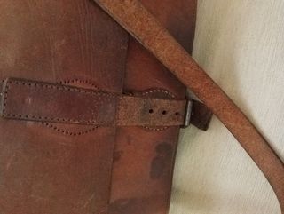 Bolso/cartera/bandolera cuero vintage