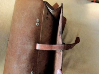 Bolso/cartera/bandolera cuero vintage