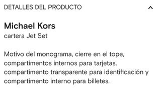 Cartera MICHAEL KORS