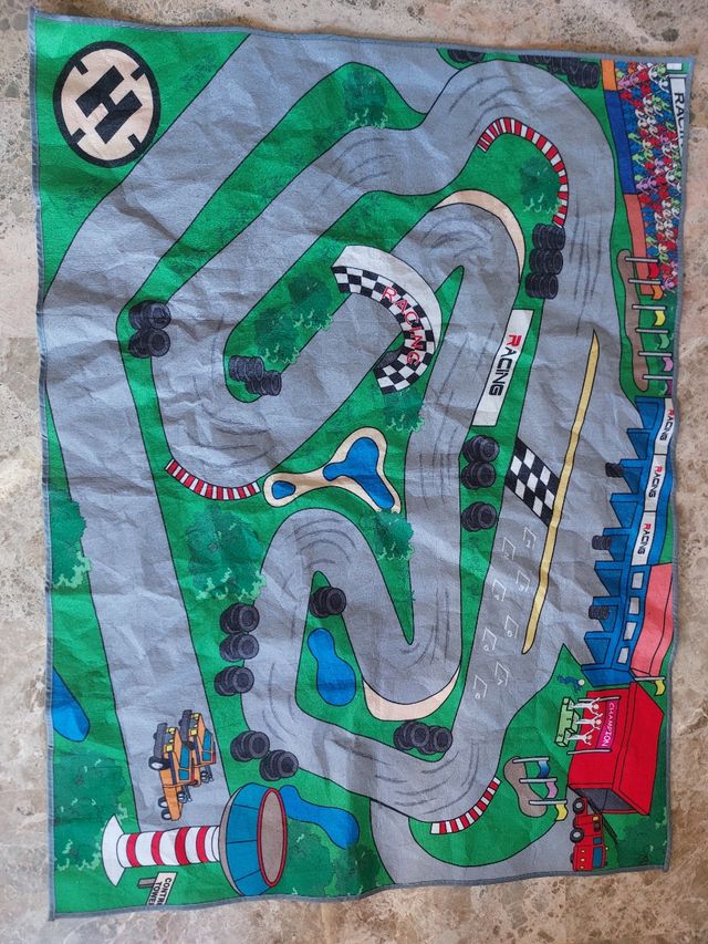 Alfombra juego ciudad coches