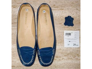 Mocasines Mujer Piel Azul Marino - El Corte Inglés