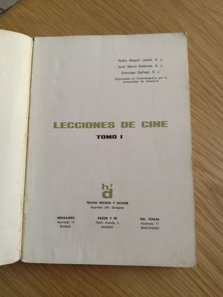 Lecciones de cine