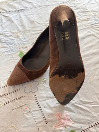 Tacones marrón para mujer Ralph Lauren