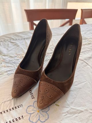 Tacones marrón para mujer Ralph Lauren