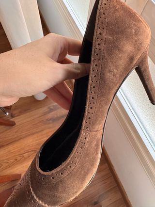 Tacones marrón para mujer Ralph Lauren